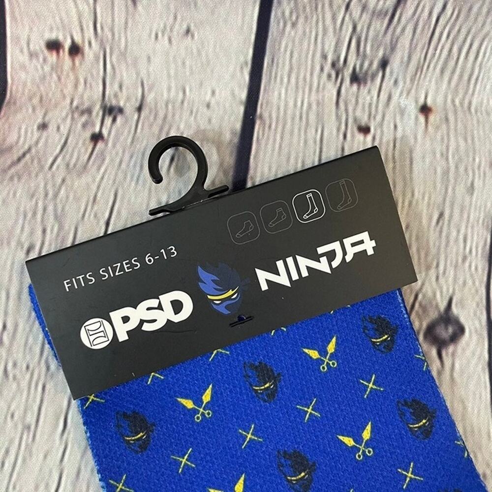 PSD Ninja Pattern Socks - Picture 2 of 4